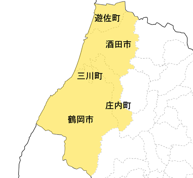 出張エリア地図